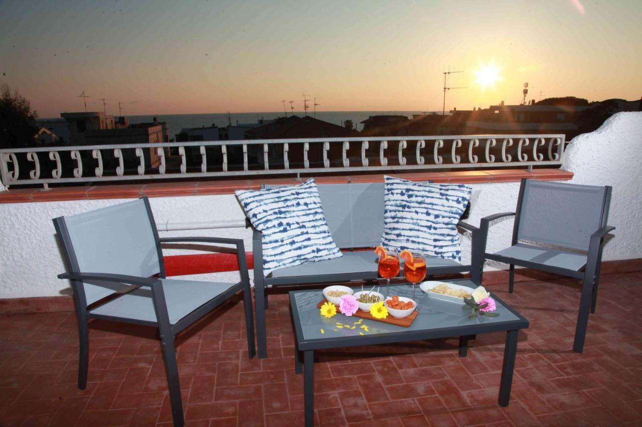 Вилла Sunset Roof Анцио Экстерьер фото